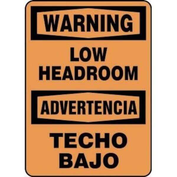 Accuform SPANISH BILINGUAL OSHA WARNING SBMECR305VS SBMECR305VS - main